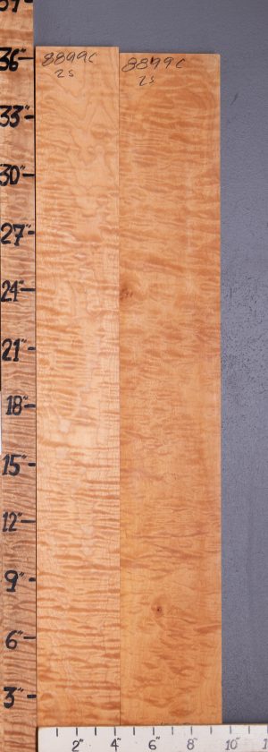 Musical Quilted Maple Lumber 2 Board Set 9"1/2 X 36" X 4/4 (NWT-8899C)