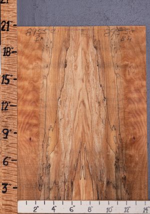 5A Spalted Quilted Maple Bookmatch Microlumber 14"1/4 X 20" X 3/8 (NWT-8955C)