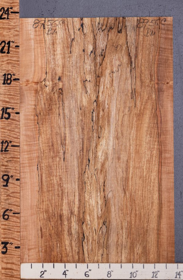 5A Spalted Quilted Maple Bookmatch Microlumber 13"3/4 X 23" X 3/8 (NWT-8956C)