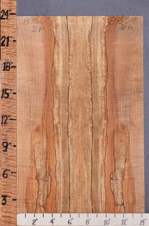 5A Spalted Curly Maple Bookmatch Microlumber 14"1/4 X 23" X 3/8 (NWT-8965C)