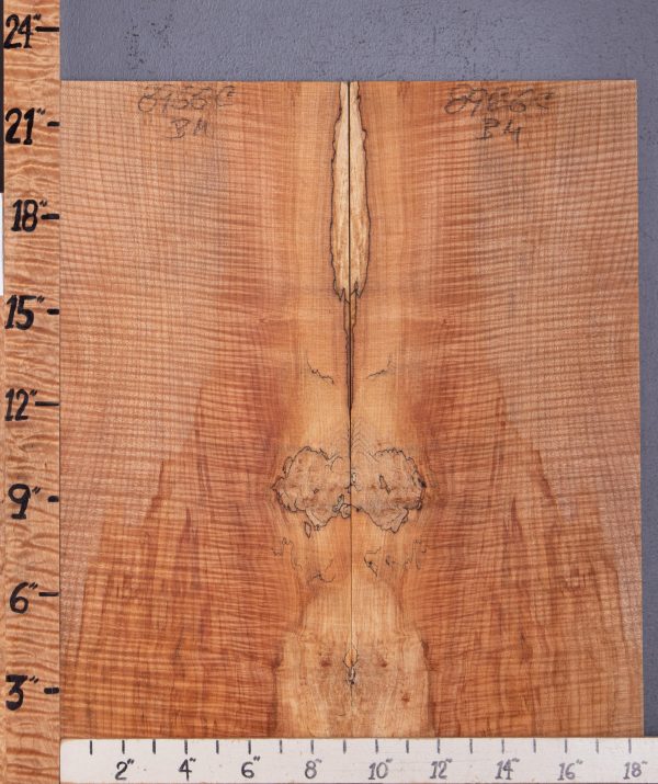5A Spalted Maple Bookmatch Microlumber 18"1/2 X 22" X 3/8 (NWT-8966C)
