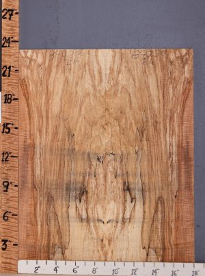 5A Spalted Curly Maple Bookmatch Microlumber 18" X 23" X 3/8 (NWT-8973C)