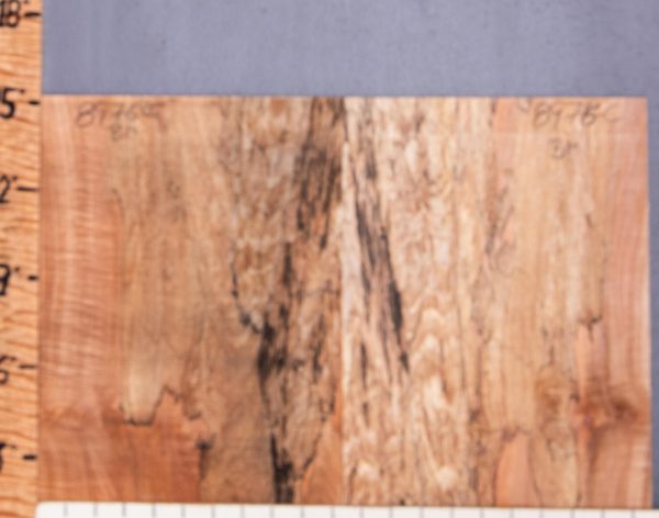 5A Spalted Maple Bookmatch Microlumber 20"1/2 X 15" X 3/8 (NWT-8976C)