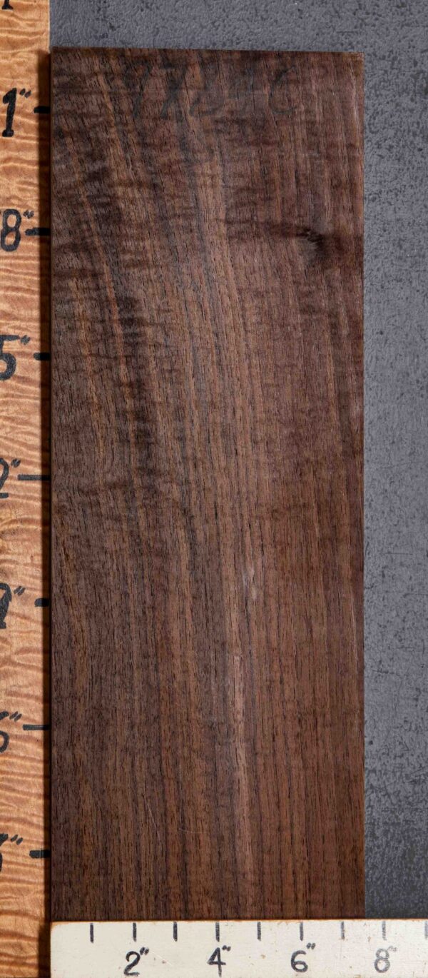 Musical Billet Marbled Curly Claro Walnut 7"1/2 X 22" X 1"3/8 (NWT-9724C) - Image 2