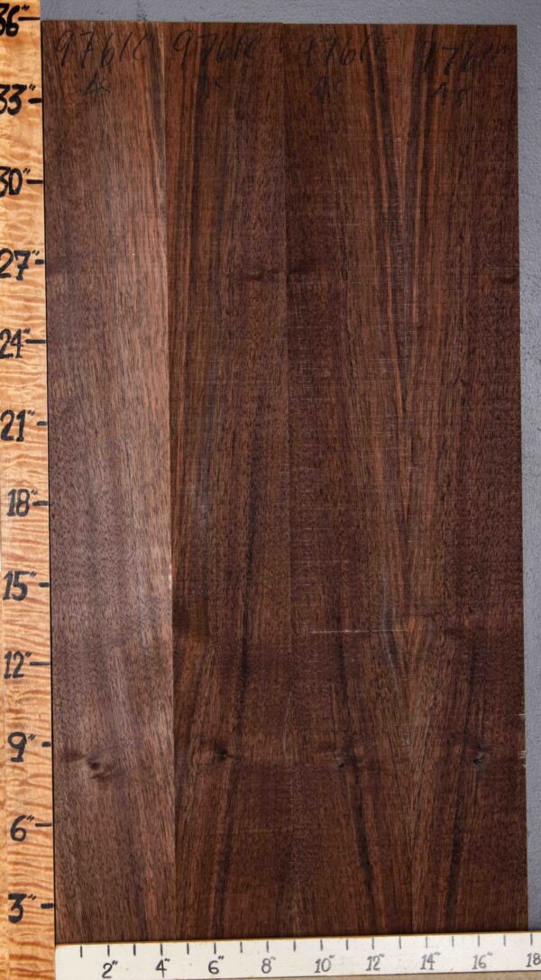 Musical Marbled Curly Claro Walnut Microlumber 4 Board Set 18" X 36" X 1/8" (NWT-9761C) - Image 2