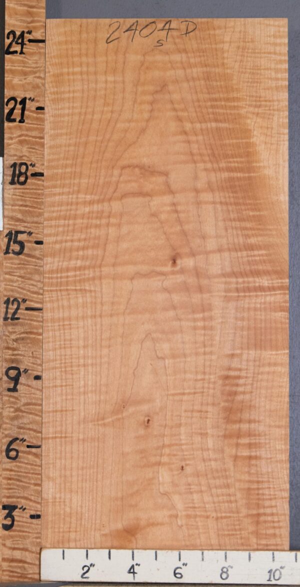 Musical Billet Curly Maple Lumber 10"3/4 X 24" X 1"1/8 (NWT-2404D) - Image 2