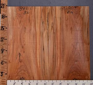 5A Spalted Curly Maple Bookmatch Microlumber 21"3/4 X 20" X 1/2 (NWT-8986C)