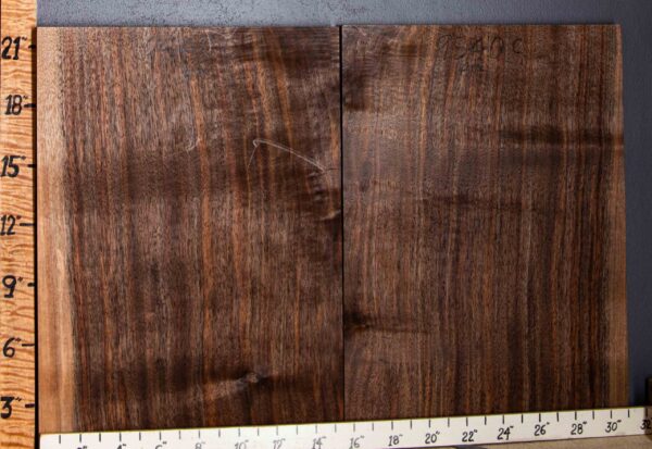 Musical Marbled Claro Walnut Bookmatch 21" X 34"1/4 X 1" (NWT-9540C) - Image 2