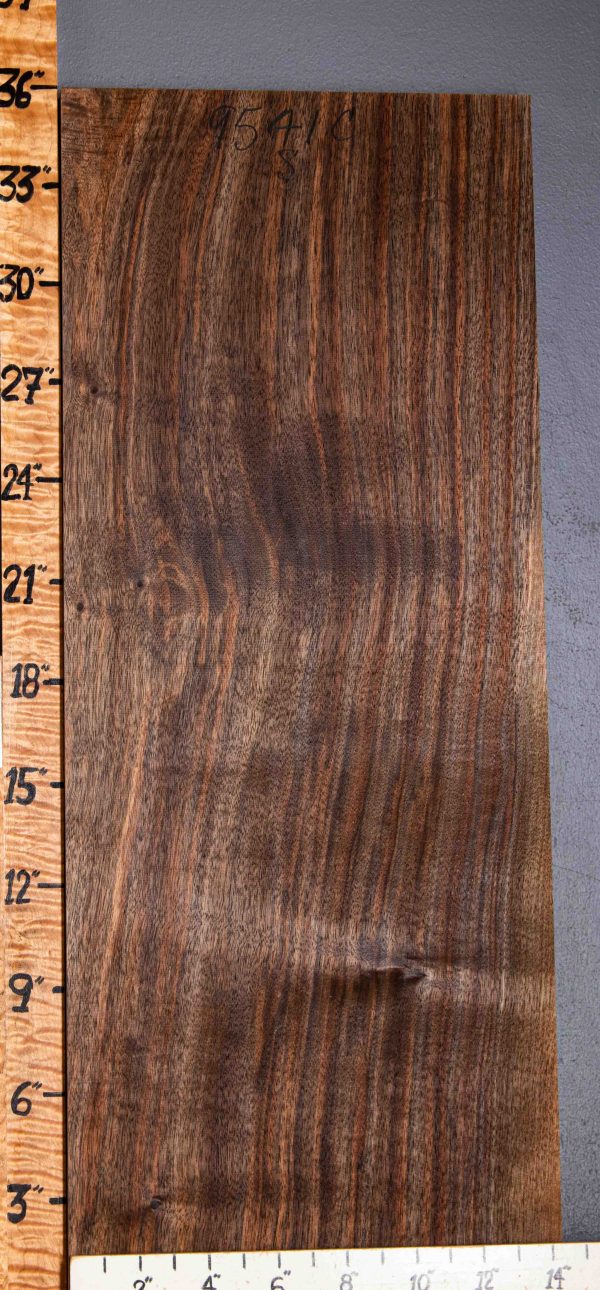 Musical Marbled Claro Walnut Lumber 14"3/8 X 35" X 1" (NWT-9541C)
