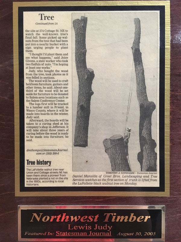 Northwest Timber, Featured In: Statesman Journal