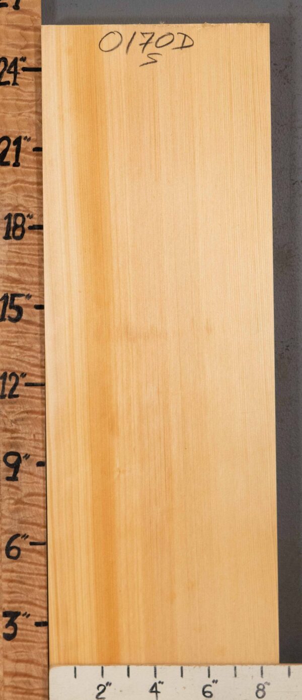 Musical Billet Port Orford White Cedar Vertical Grain 8"1/2 X 25" X 1"5/8 (NWT-0170D)