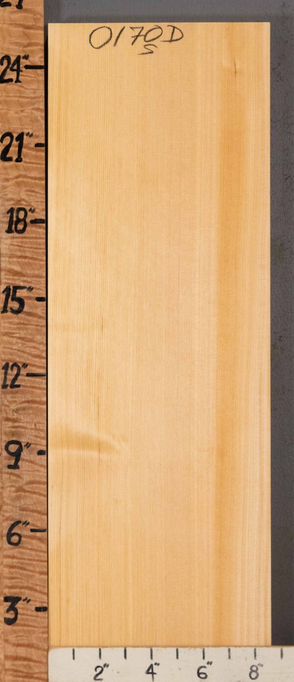 Musical Billet Port Orford White Cedar Vertical Grain 8"1/2 X 25" X 1"5/8 (NWT-0170D) - Image 2