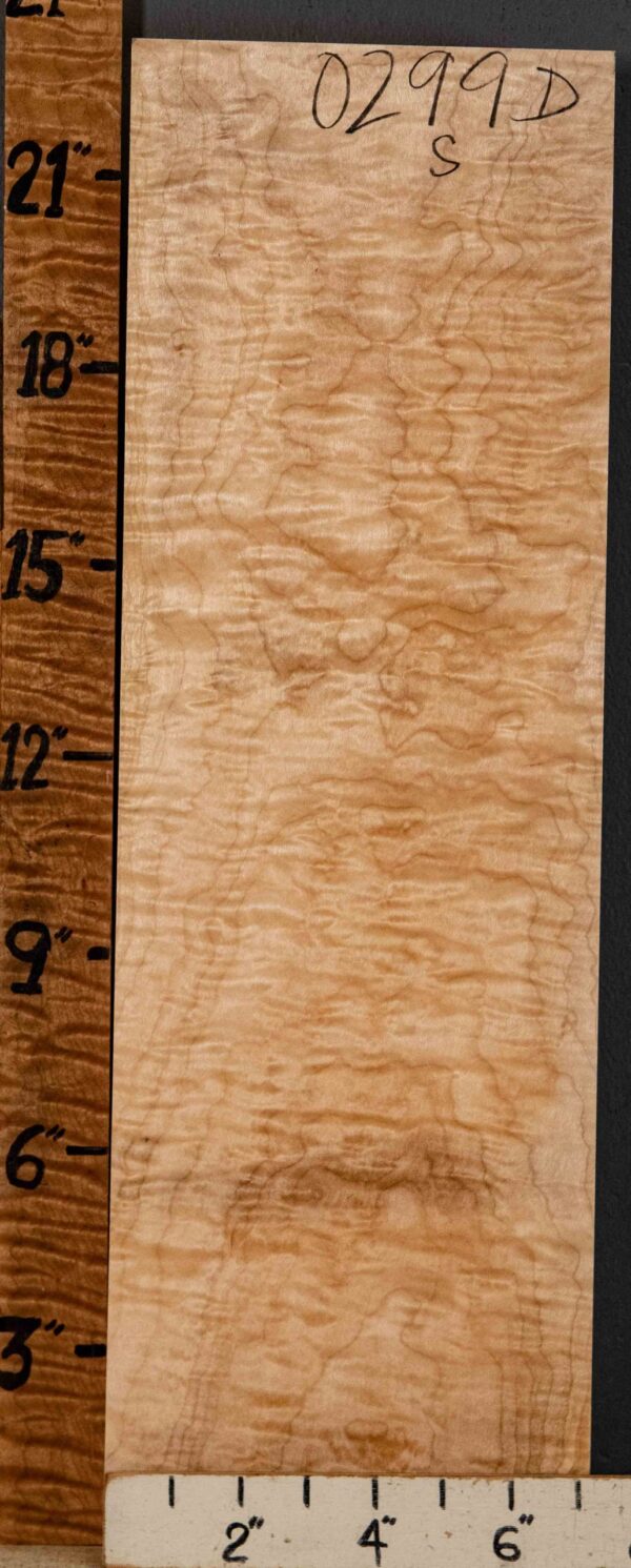 Musical Billet Quilted Maple 7"1/8 X 22" X 2"3/4 (NWT-0299D)