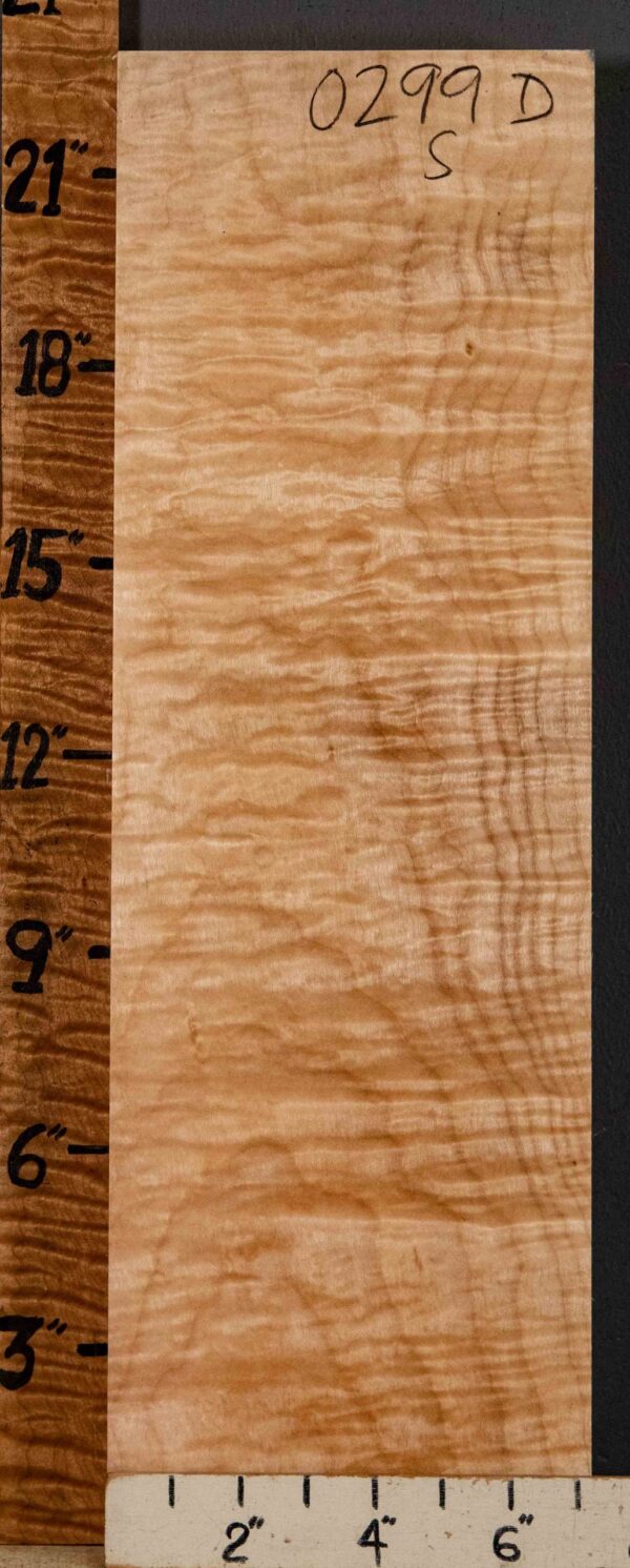 Musical Billet Quilted Maple 7"1/8 X 22" X 2"3/4 (NWT-0299D) - Image 2