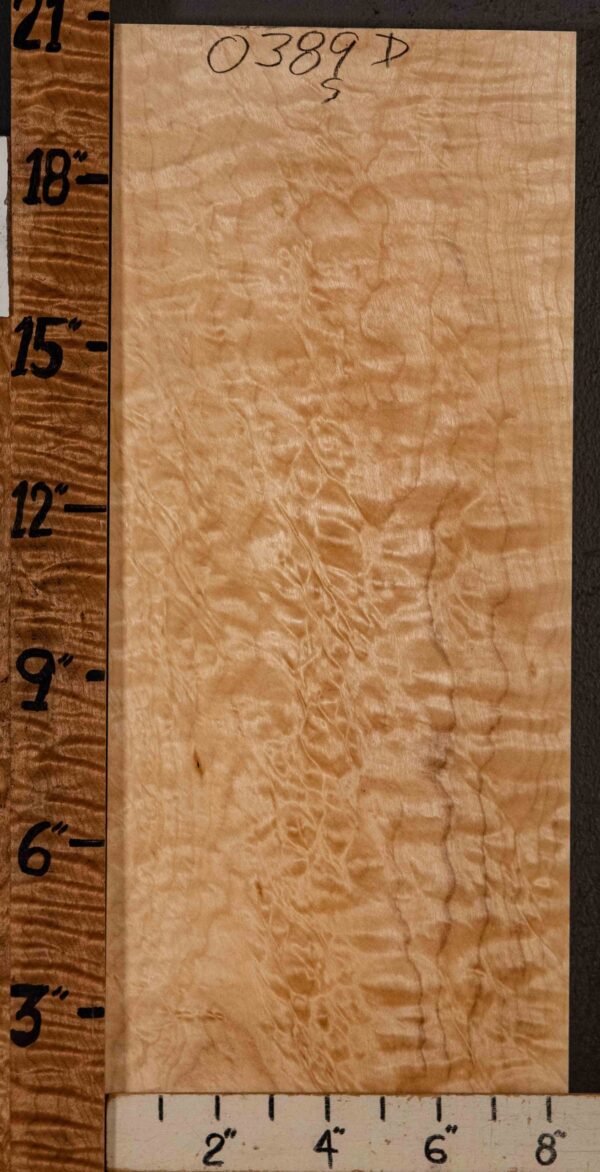 Musical Billet Quilted Maple 8"3/8 X 20" X 1"1/2 (NWT-0389D) - Image 2