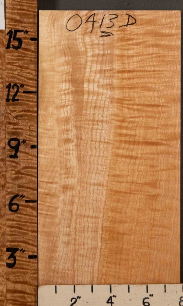 Musical Billet Curly Maple 7"7/8 X 16" X 1"7/8 (NWT-0413D)