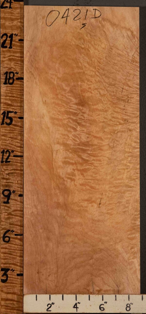 Musical Billet Quilted Maple 9" X 23" X 1"1/8 (NWT-0421D)