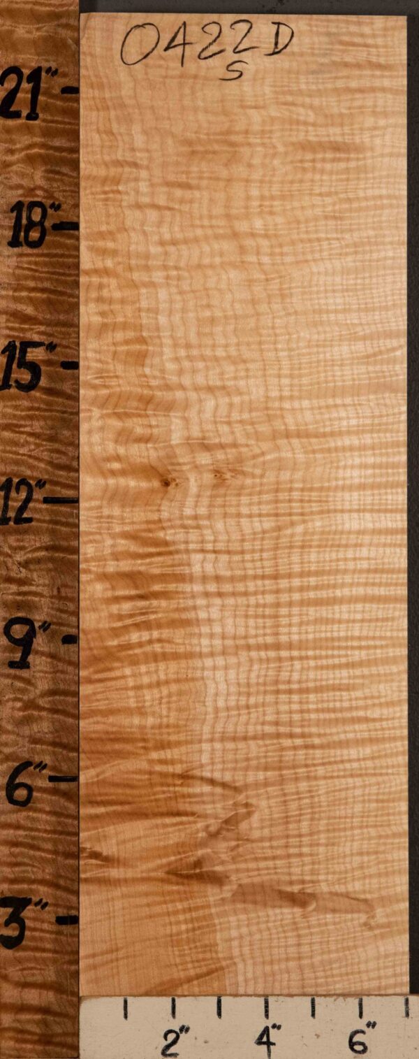 Musical Billet Quilted Maple 7"1/8 X 22" X 1"1/2 (NWT-0422D) - Image 2