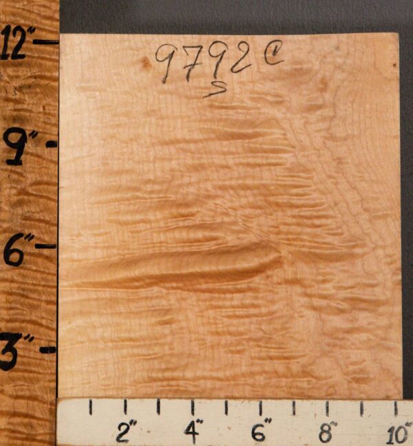 5A Block Spalted Quilted Maple 10" X 12" X 2"1/2 (NWT-9792C)