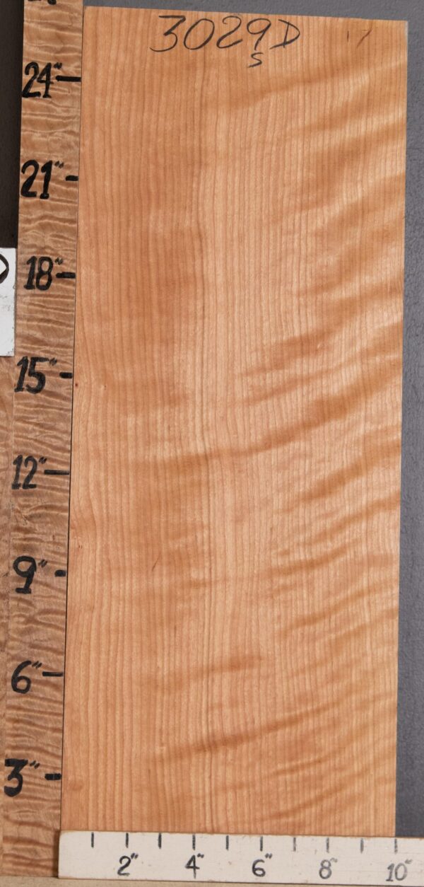 Musical Billet Curly Cherry Vertical Grain Lumber 10" X 26" X 1"7/8 (NWT-3029D)