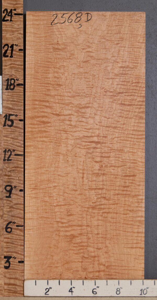 Musical Billet Curly Maple Lumber 10"1/8 X 24" X 1"1/8 (NWT-2568D)