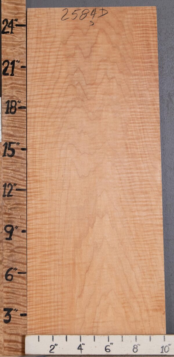 Musical Billet Curly Maple Lumber 9"1/2 X 25" X 1" (NWT-2584D)