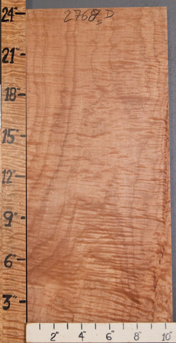 Musical Billet Curly Maple Lumber 10"1/2 X 24" X 1"1/4 (NWT-2768D) - Image 2