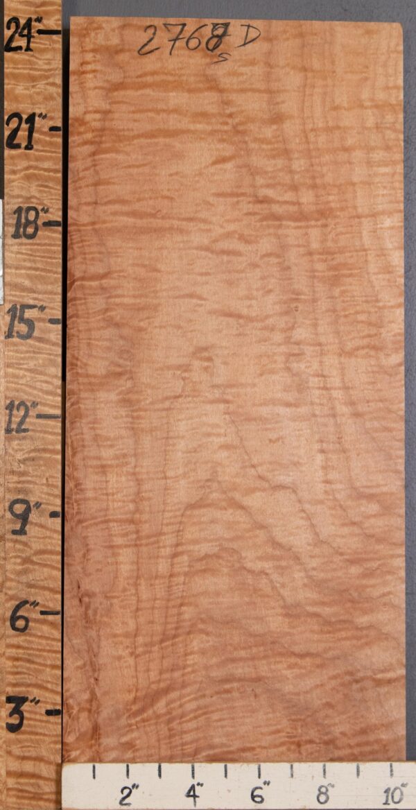 Musical Billet Curly Maple Lumber 10"1/2 X 24" X 1"1/4 (NWT-2768D)