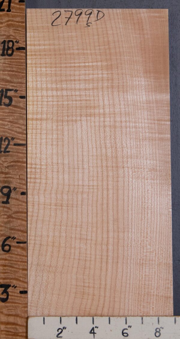 Musical Billet Curly Maple Vertical Grain Lumber 9" X 20" X 1"5/8 (NWT-2799D)