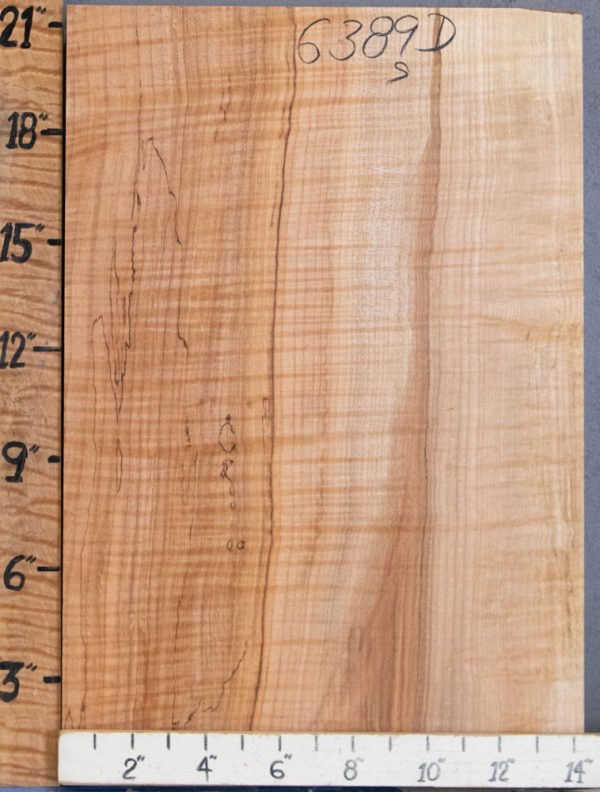 Musical Billet Red Heart Curly Maple