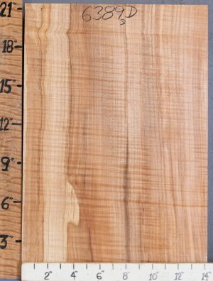 Musical Billet Red Heart Curly Maple