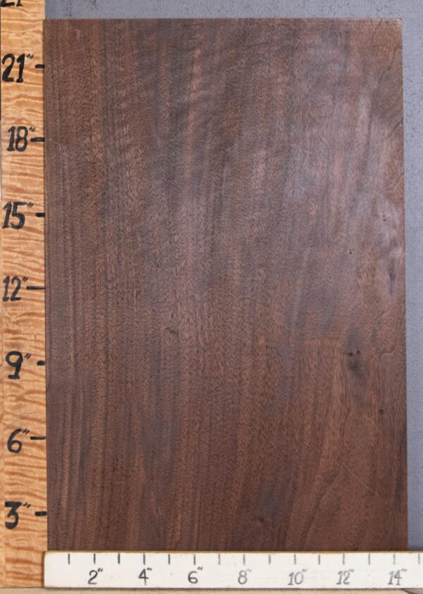 Musical Billet Marbled Claro Walnut Vertical Grain Lumber 14"1/2 X 23" X 1"1/2 (NWT-3112D) - Image 2