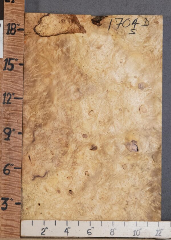 Musical Billet Burl Myrtlewood Lumber 12" X 19" X 1"7/8 (NWT-1704D)