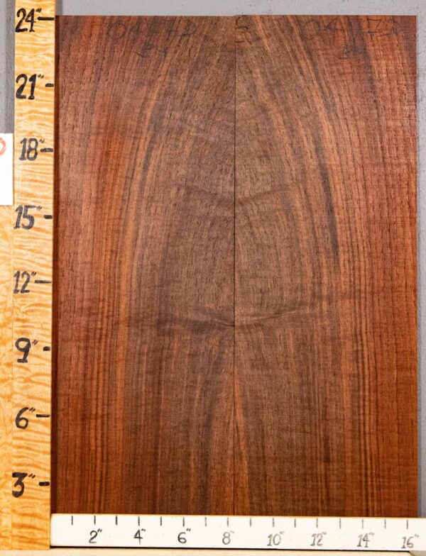 Musical Microlumber Marbled Claro Walnut Bookmatch 16"1/2 X 24" X 1/8" (NWT-0477D) - Image 2