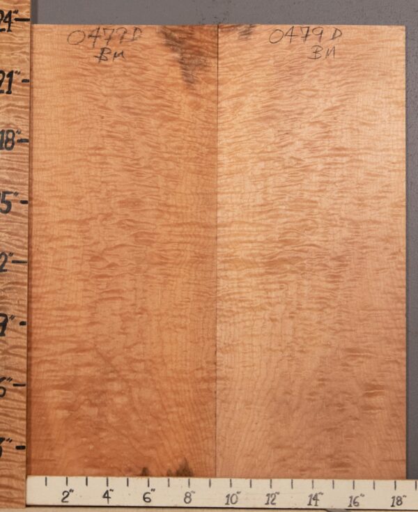 Musical Microlumber Quilted Maple Bookmatch 18"1/2 X 23" X 1/8" (NWT-0479D) - Image 2