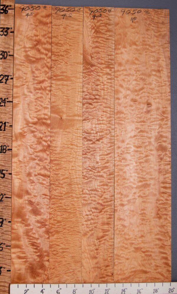 5A Quilted Maple Lumber 4 Board Set 20" X 36" X 4/4 (NWT-9050C) - Image 2