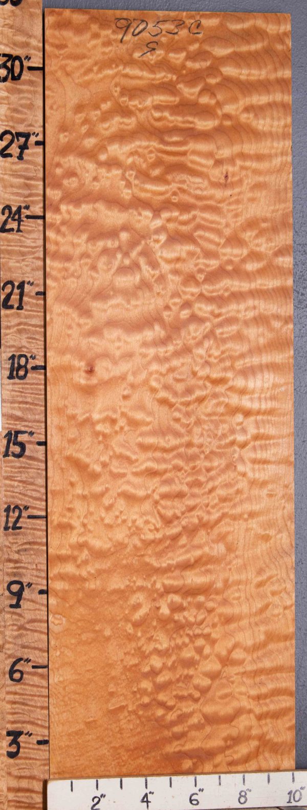 5A Quilted Maple Lumber 10" X 32" X 4/4 (NWT-9053C)