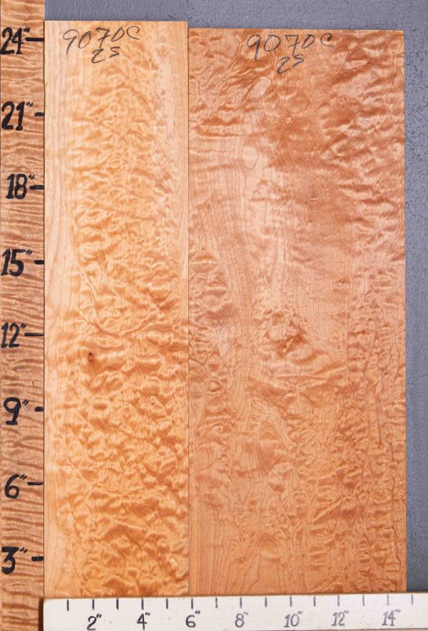 5A Quilted Maple Lumber 2 Board Set 18"3/4 X 24" X 4/4 (NWT-9070C)