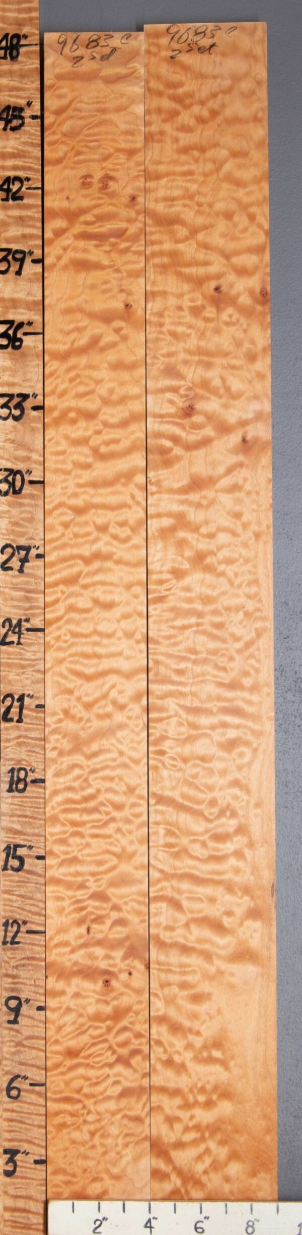 5A Quilted Maple 2 Board Set 9" 48" X 4/4" (NWT-9683C) - Image 2