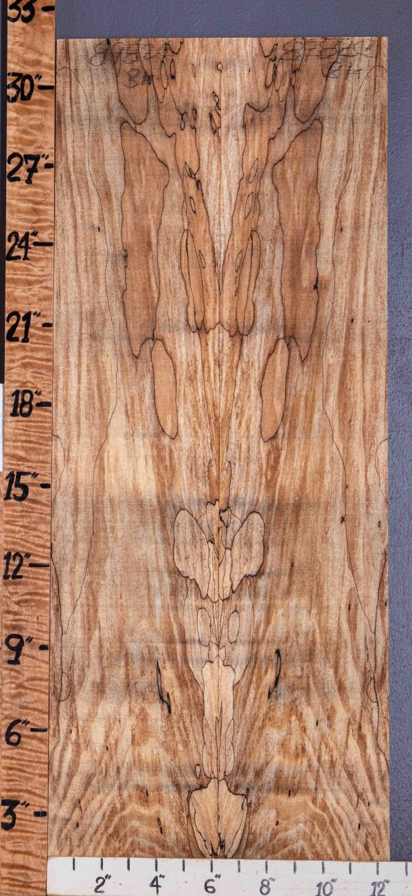 5A Spalted Curly Maple Bookmatch Microlumber