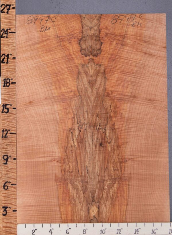 5A Spalted Curly Maple Bookmatch Microlumber 18" X 26" X 1/4 (NWT-8997C)