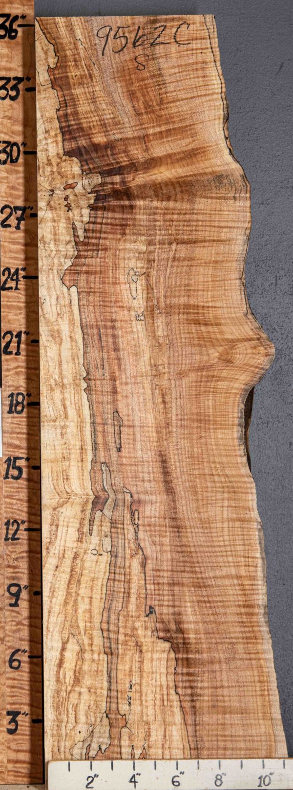 Musical Spalted Curly Maple with Live Edge
