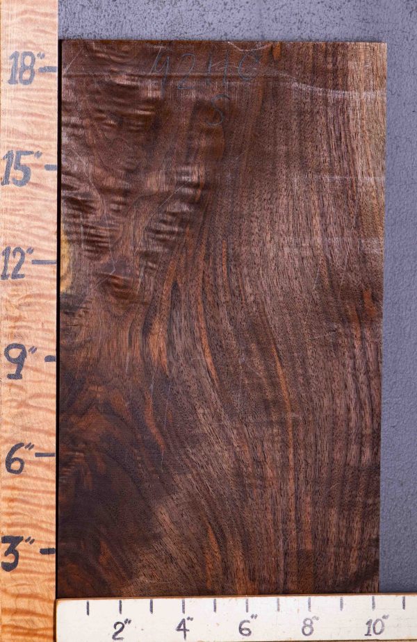 5A Crotch Marbled Claro Walnut Lumber 10"1/4 X 18" X 5/8 (NWT-9211C)
